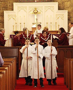 Acolytes Leading Recessional